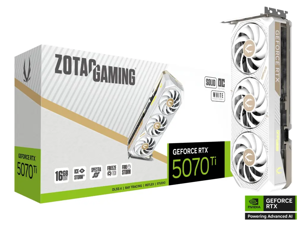 ZOTAC RTX 5070 12GB AMP White