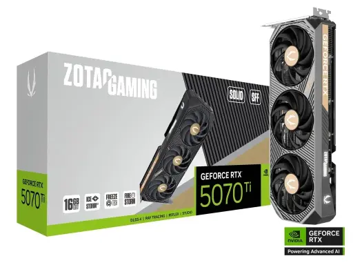 Zotac RTX 5070ti 16GB SOLID CORE OC